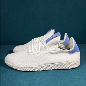 Size 13 - Men’s Adidas Pharrell x Tennis HU white shoes
